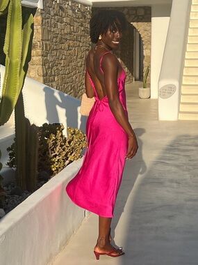 nakd backless dress Maxi White open back Dress Nyra – OutDazl